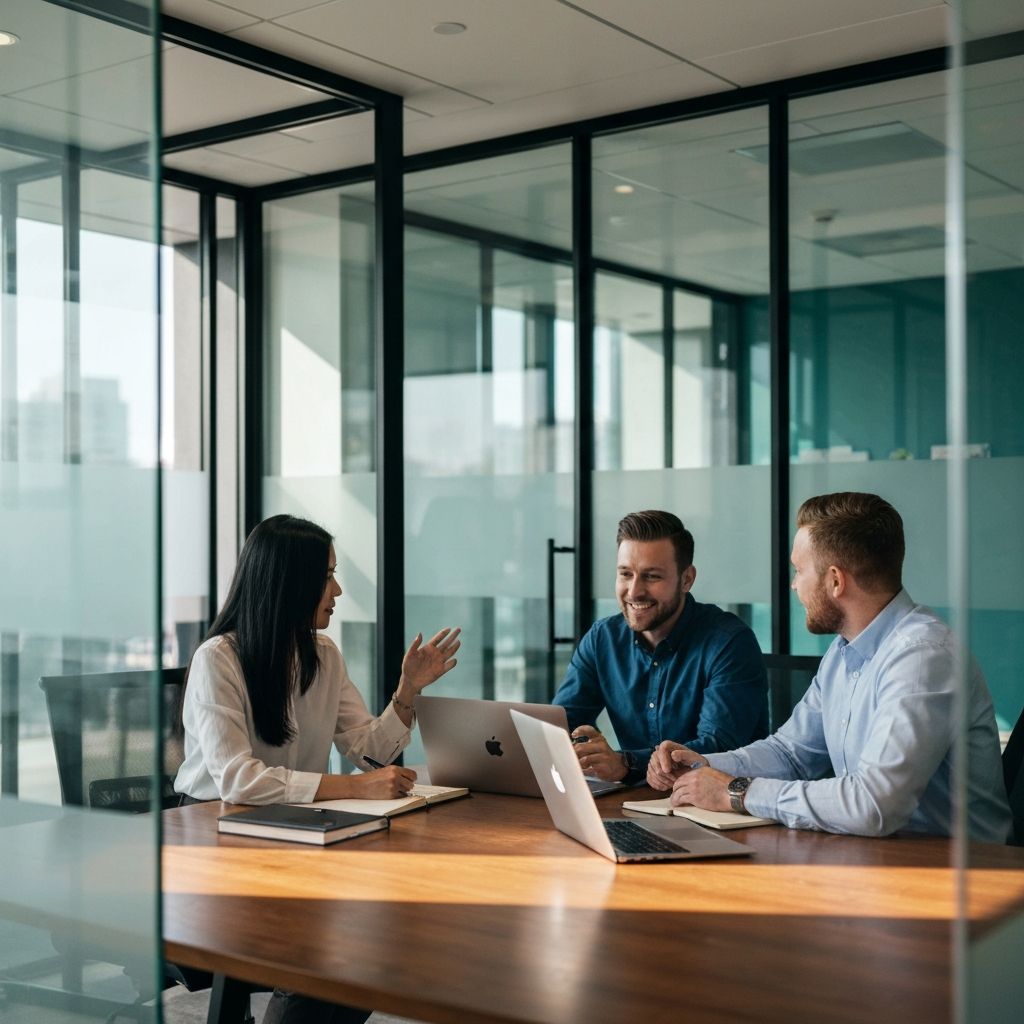 Ecvise team in gesprek over privacy-oplossingen